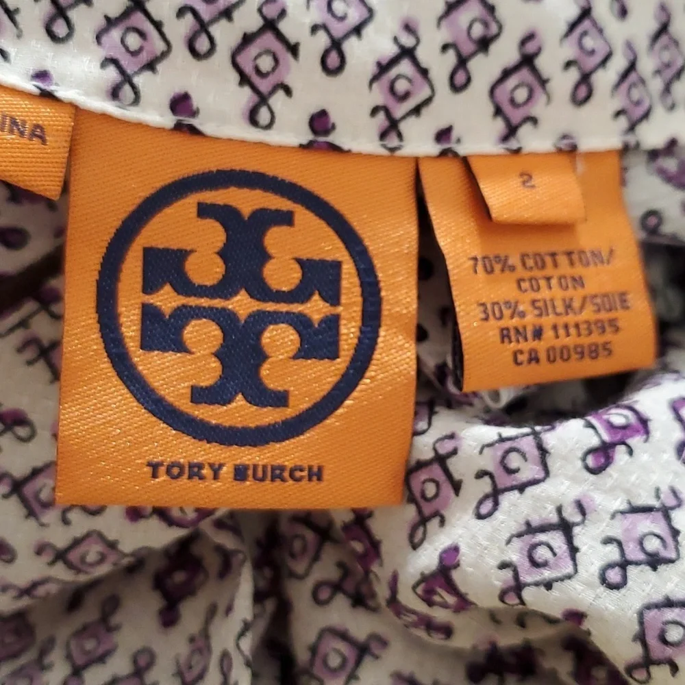Tory Burch Long Sleeve Top Size 2